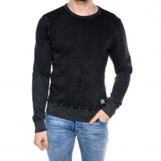 Bluza Bumbac Jack&amp;amp;Jones Owen Sweat Crew Neck Negru foto