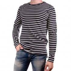 Bluza Bumbac Jack&amp;amp;Jones Luke Crew Neck Bleumarin foto