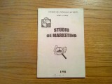 STUDIU DE MARKETING - Sorin Ciurea - 1998, 79 p., Alta editura