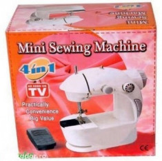 Masina de cusut electrica Mini Sewing Machine 4 in 1 portabila foto