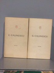 G. Calinescu - Opere - volumul 5 si 6 - Bietul Ioanide 1967 foto