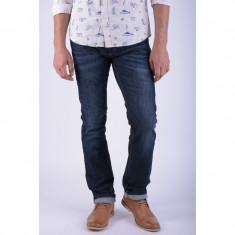 Blugi Barbati Jack&amp;amp;Jones Clark Original Jos 318 Dark Blue Denim Regular Fit foto