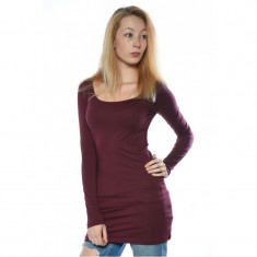 Bluza Bumbac Lunga Vila Officiel Long Windsor Wine foto