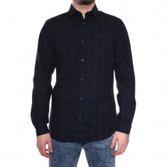 Camasa Bumbac Jack&amp;amp;Jones Rack Cu Buzunar Slim Fit Bleumarin foto