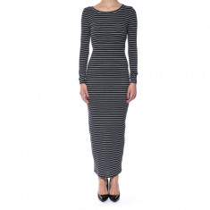 Rochie Lunga Bumbac Only Lilly Night Sky Stripes Pumice Stone foto