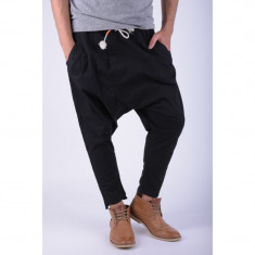 Pantaloni Bumbac Tur Lasat Alcott Sigfrido Carrot Negru foto