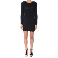 Rochie Bumbac Groasa Vila Share Knit Negru foto