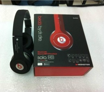 Casti Bluetooth Stereo Monster Beats By Dr Dre HD Solo S450 Foto