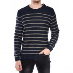 Pulover Barbati Jack&amp;amp;Jones Sailor Crew Neck Oatmeal foto