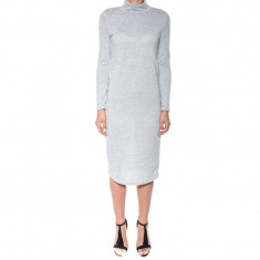 Rochie Scurta cu Gat Only Elcos Highneck Light Grey Melange foto