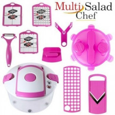 Feliator de legume multifunctional 13 piese Multi Salad Chef foto