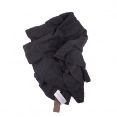 Fular Dama Pieces Snyng Wool Scarf Negru foto