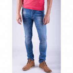 Blugi Bumbac Alcott Vilppu Skinny Fit Albastru foto