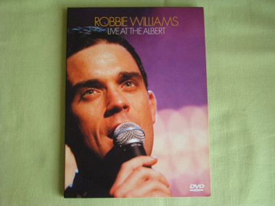 ROBBIE WILLIAMS - Live At The Albert - D V D Original ca NOU foto