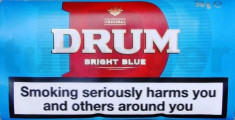 Tutun pentru rulat Drum Bright Blue-light-- 100 grame 2X50 grame foto