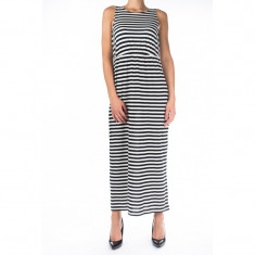 Rochie Bumbac Only Addison Whisper White Black Stripes foto