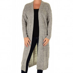 Cardigan Lung Vero Moda Francie Copenhagen Light Grey Melange foto