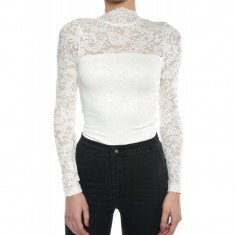 Body Vascoza Vero Moda Laky Lace Alb Unt foto