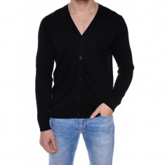 Cardigan Bumbac Jack&amp;amp;Jones Lucas Knit Negru foto