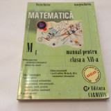 Matematica M1. Manual pentru clasa a XII-a - Marius Burtea, Georgeta Burtea