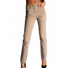 Pantaloni Lungi Bumbac UTG Victoria Beige foto