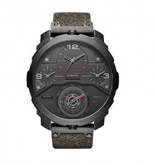 Diesel Men&amp;#039;s DZ7358 Machinus Black Ip Denim Watch Produs la comanda [TEST TEXT] foto