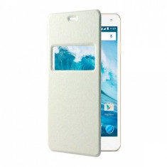 Husa Flip Cover Allview pentru E4 / E4 LITE Alb foto