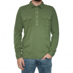 Bluza Polo Bumbac Jack&amp;amp;Jones Cedric Verde foto