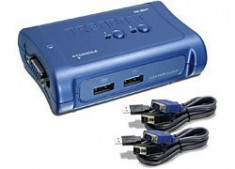 Trendnet Switch Kit KVM TK-207K 2Porturi, USB foto