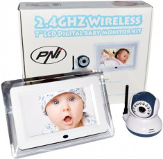 PNI Video Baby Monitor PNI B7000 ecran 7 inch wireless foto