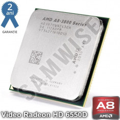 Procesor AMD Vision A8 3800 2.4GHz (2.7GHz) Quad Core Skt FM1 Radeon HD 6550D ! foto
