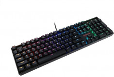 Tastatura Redragon Redragon Vara RGB K551RGB-BK, USB, negru foto