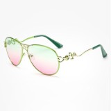 Ochelari Soare Dama Fashion Retro Design , UV400, Rama Metalica - Model 3
