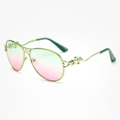 Ochelari Soare Dama Fashion Retro Design , UV400, Rama Metalica - Model 3 foto