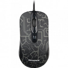 Mouse Newmen GX1-R gaming, USB, Wired, Opric, 2000dpi, Negru foto