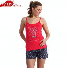 Pijama Dama cu Maieu, Vienetta Secret, You Are My Star, Bumbac 100%, Cod 1272 foto