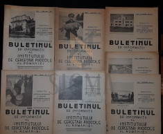 INSTITUTUL DE CERCETARI PISCICOLE AL ROMANIEI &amp;quot;BULETINUL DE INFORMATII AL INSTITUTULUI DE CERCETARI PISCICOLE AL ROMANIEI&amp;quot;, 7 NUMERE 1942, BUCURESTI foto