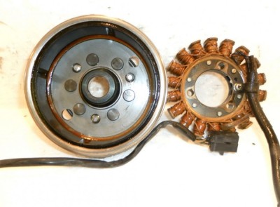 Generator stator rotor Kawasaki EL250 252 foto