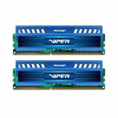 Memorie Patriot Viper 3 Sapphire Blue, 2x8 GB DDR3, 1600 MHz, CL 9, dual channel,albastru foto