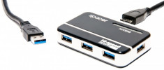 Spacer hub USB 3.0 extern SPH-213, 4 porturi foto