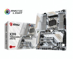 Placa de baza MSI MSI X299 TOMAHAWK ARCTIC, LGA2066, 8xDDR4, 2xM.2, 8xSATA3, 3xUSB3.1 Gen2 foto