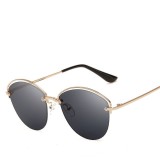 Ochelari Soare Dama Retro Style Cu Protectie UV 400 / Rama Metal - Model 2, Femei, Protectie UV 100%