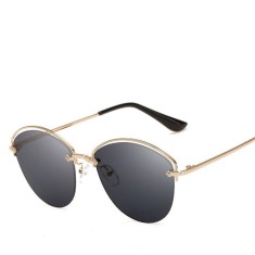 Ochelari Soare Dama Retro Style Cu Protectie UV 400 / Rama Metal - Model 2 foto