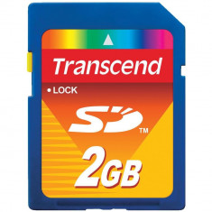 Card memorie Transcend SD, 2 GB foto