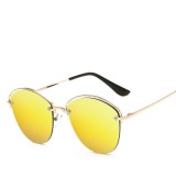 Ochelari Soare Dama Retro Style Cu Protectie UV 400 / Rama Metal - Model 5, Femei, Protectie UV 100%