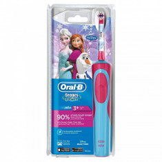 ORAL-B Periuta electrica Oral B D12 Frozen 81575837, 3+ ani, reincarcabila, curatare 2D, 1 program, 1 capat, roz-albastru foto