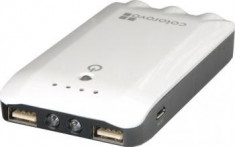 Colorovo Power bank PowerBox6800 mAh, 3 mufe, alb foto