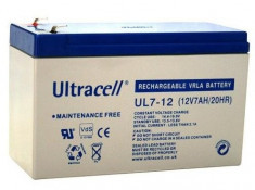 ULTRACELL Acumulator UPS ULTRACELL UL12V7AH, 12V 7Ah foto