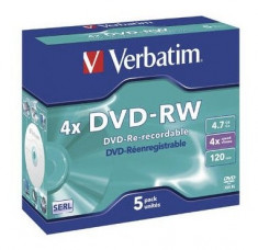 Verbatim DVD-RW Verbatim 1 bucati, 4x, 4.7GB foto