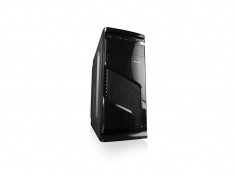 Carcasa Logic K1, Middle Tower, neagra, sursa 400W, USB 3.0 foto